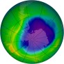 Antarctic Ozone 2009-10-10